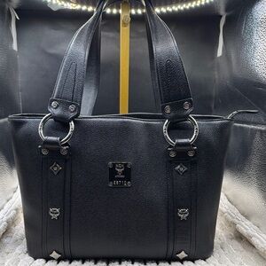 MCM Studs Tote Bag